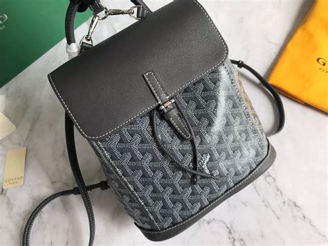 grey mini goyard|goyard alpin mini backpack price.